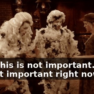 No, this is not important. This is not important right now!