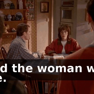And the woman was me.