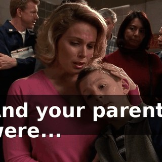 And your parents were...