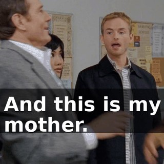 And this is my mother.