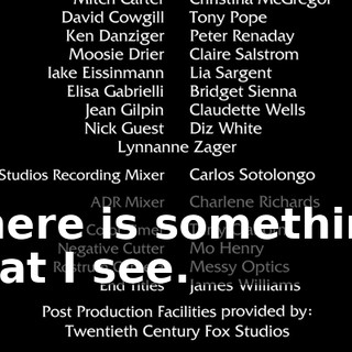 There is something that I see.