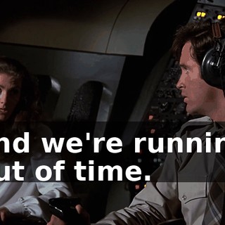 and we're running out of time.