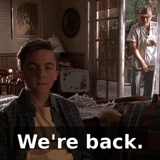 We're back.