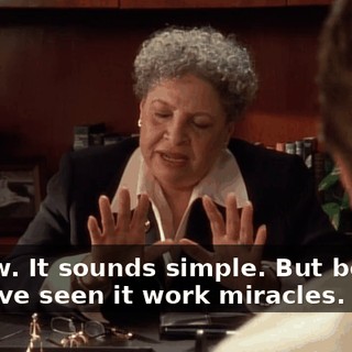 I know. It sounds simple. But believe me, I've seen it work miracles.