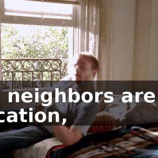 My neighbors are on vacation,