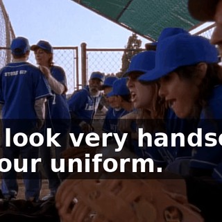 You look very handsome in your uniform.