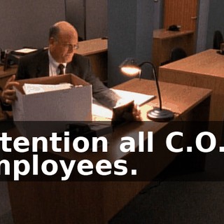 Attention all C.O.G. employees.