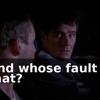 And whose fault is that?