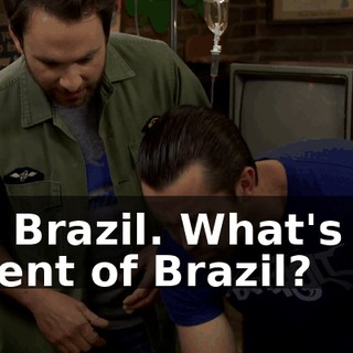 No, Brazil. What's the accent of Brazil?