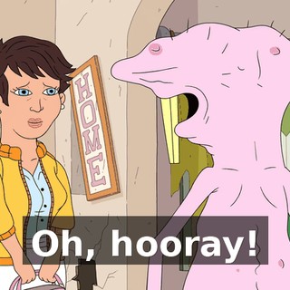 Oh, hooray!