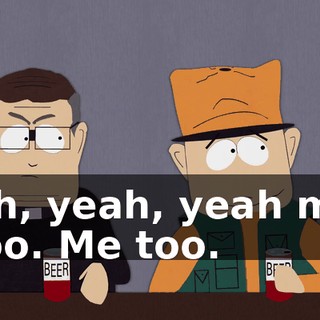 Oh, yeah, yeah me too. Me too.