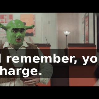 And remember, you're in charge.
