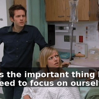 That's the important thing here. We need to focus on ourselves...
