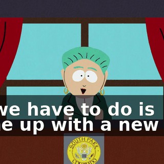 All we have to do is come up with a new fad.