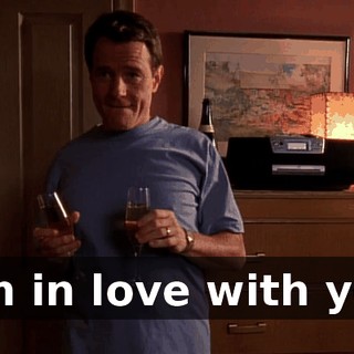 ♪ I'm in love with you ♪
