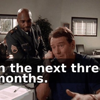 in the next three months.
