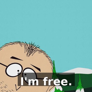 I'm free.
