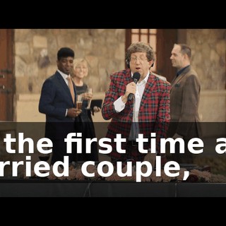 for the first time as a married couple,