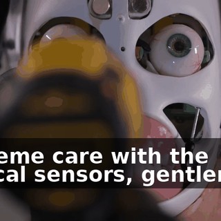 Extreme care with the optical sensors, gentlemen.