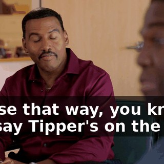 'Cause that way, you know, it'll say Tipper's on the bag.