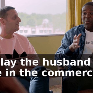 to play the husband and wife in the commercial.