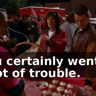 You certainly went to a lot of trouble.