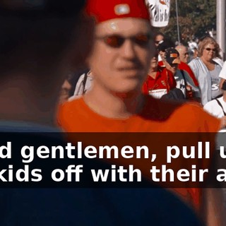 Ladies and gentlemen, pull up a chair, drop the kids off with their aunt...