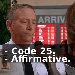 - Code 25. - Affirmative.