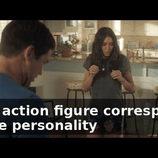 Each action figure corresponds to the personality
