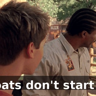 Goats don't start it.