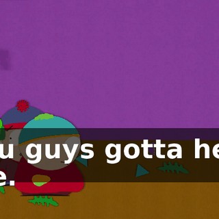 You guys gotta help me.