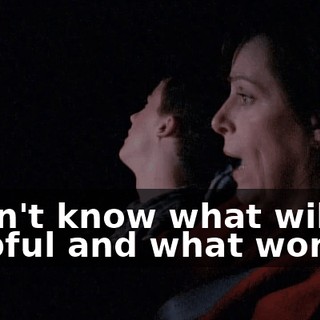 I don't know what will be helpful and what won't,