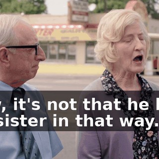 Now, it's not that he likes his sister in that way.