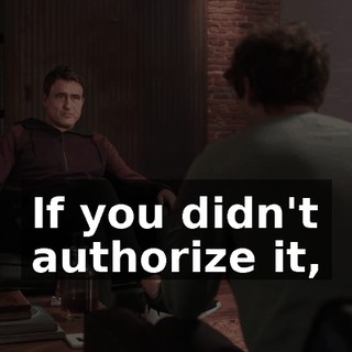 If you didn't authorize it,