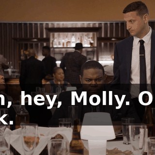 - Oh, hey, Molly. Oink, oink.