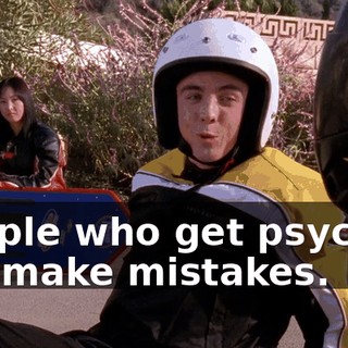 People who get psyched out make mistakes.
