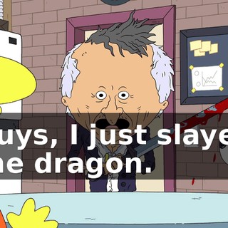 Guys, I just slayed the dragon.
