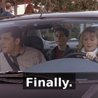Finally.