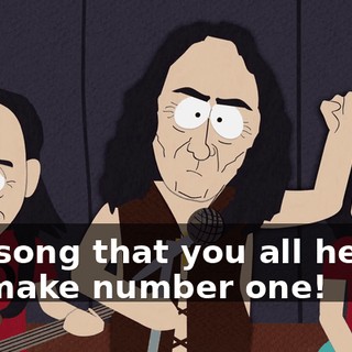 The song that you all helped me make number one!