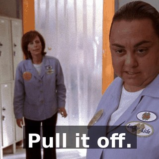Pull it off.