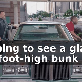 - Going to see a giant 30-foot-high bunk bed