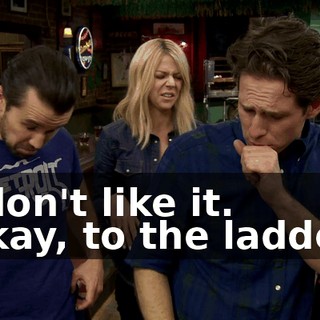 - I don't like it. - Okay, to the ladders!
