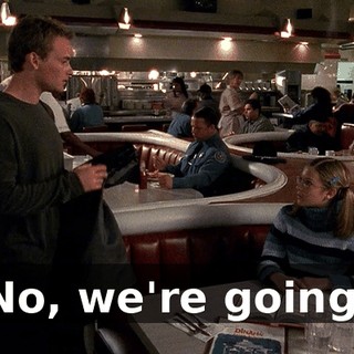 No, we're going.