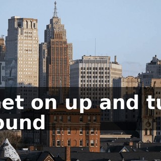 * Get on up and turn around