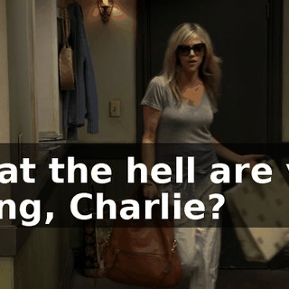 What the hell are you doing, Charlie?