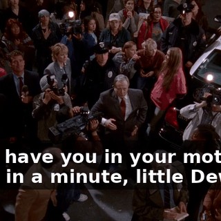 We'll have you in your mother's arms in a minute, little Dewey!