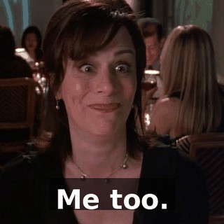 Me too.