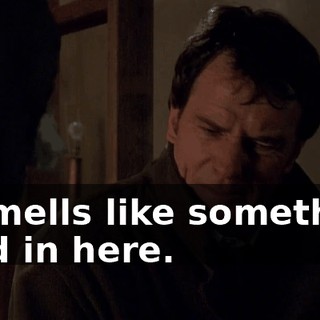 It smells like something died in here.