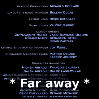 * Far away *