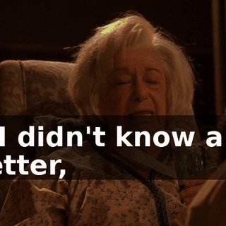 If I didn't know any better,